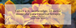 Empezar terapia septiembre